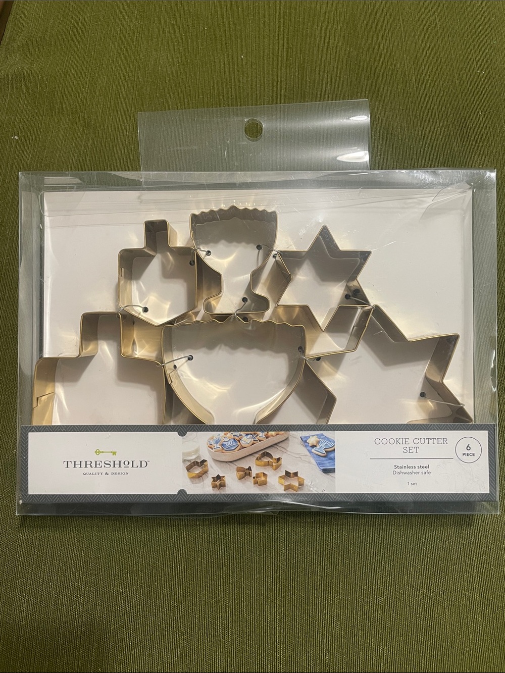 Threshold Gold Cookie Cutter Set - 6 Piece